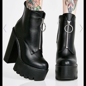Dolls Kill Free Style Platform Boots